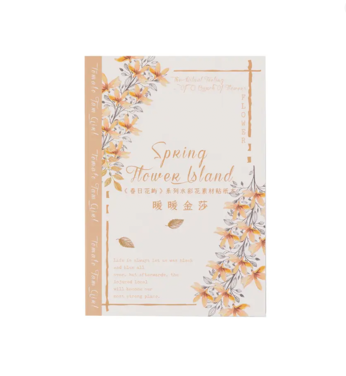 Livro de Adesivos Primavera Ilha das Flores