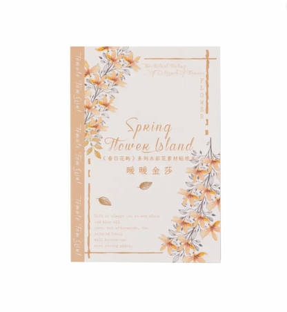 Livro de Adesivos Primavera Ilha das Flores