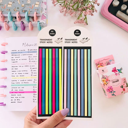 Marca texto em fita adesiva Neon