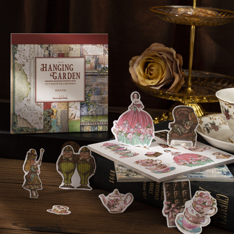 Livro de Adesivos Memória Vintage - 25 páginas