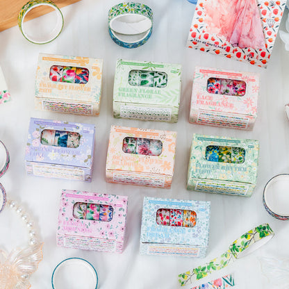 Kit 5 Washi Tapes Flores