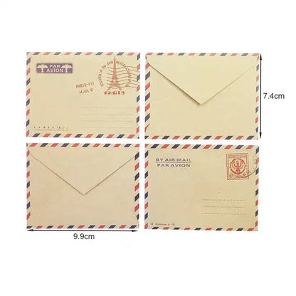 10 Envelopes Europeu Vintage