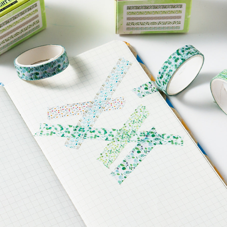 Kit 5 Washi Tapes Estampas Divertidas