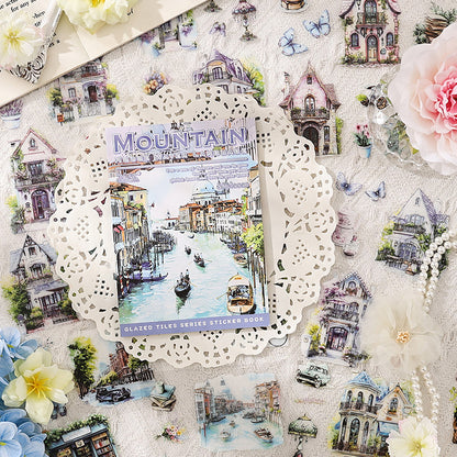 Livro de Adesivos Estações do Ano PET Transparente - 20 páginas