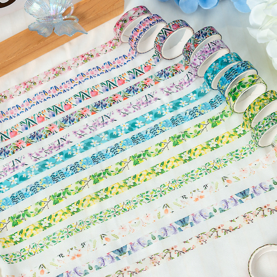 Kit 5 Washi Tapes Flores