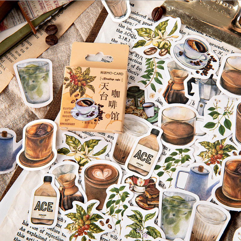 Adesivo na Caixinha Café