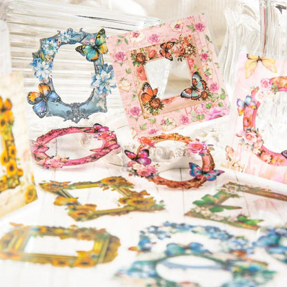 Molduras Adesivas Borboleta e Flores