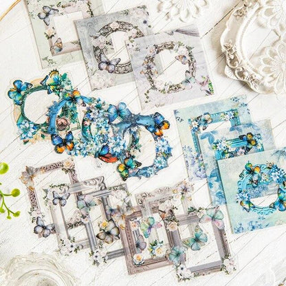 Molduras Adesivas Borboleta e Flores