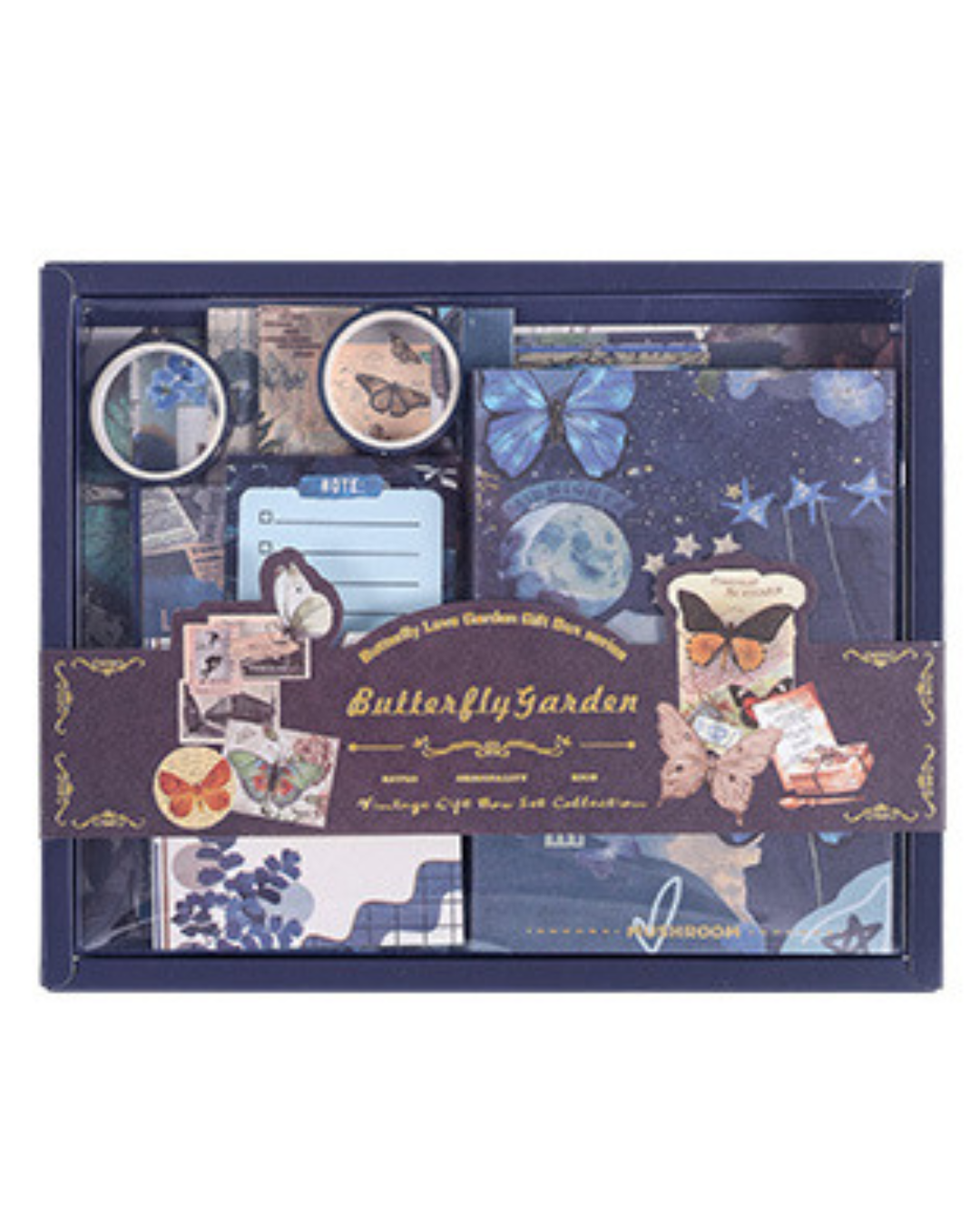 Kit com 125 peças Colagem Vintage