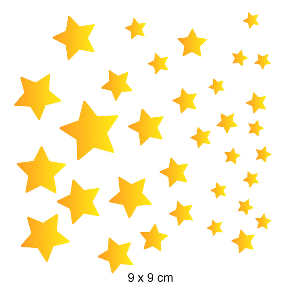 Stencil 10x10 Estrelas