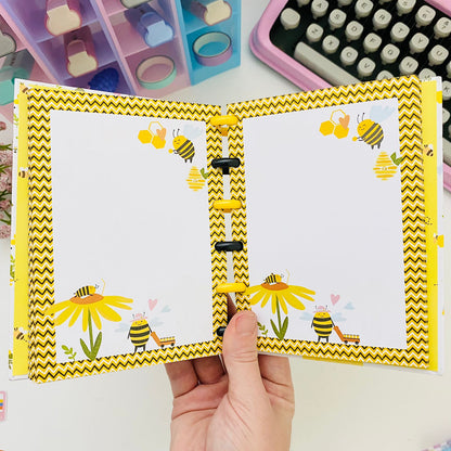 Caderno de disco A6 Busy bee