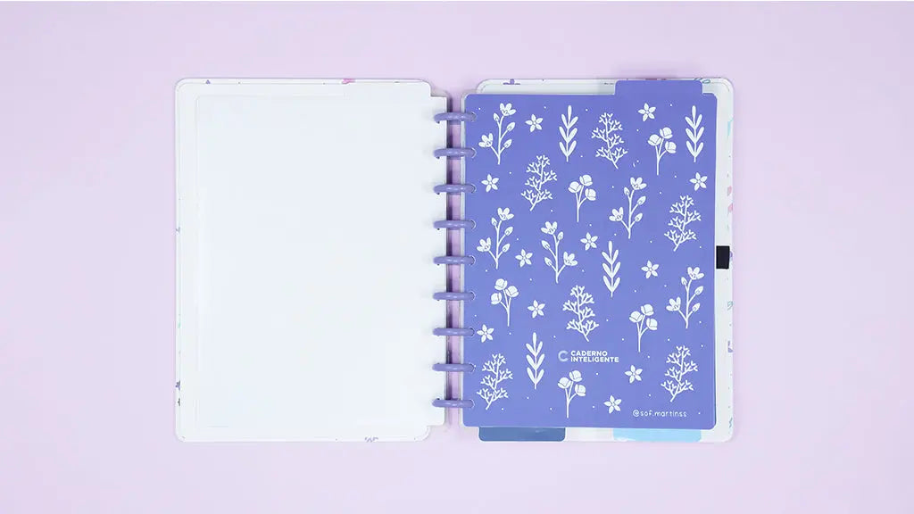 Planner Lilac Fields Médio by @sof.martinss