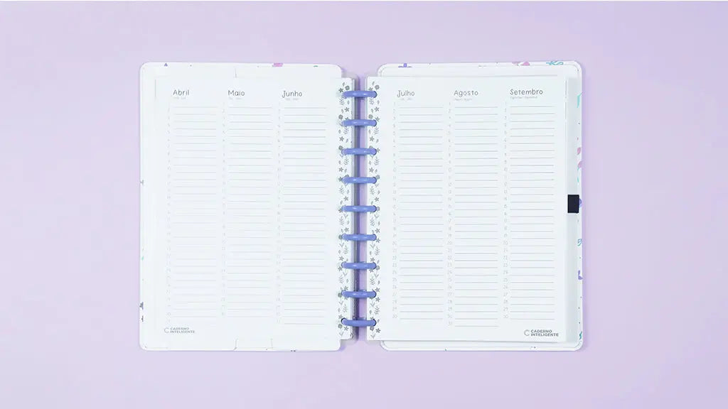 Planner Lilac Fields Médio by @sof.martinss