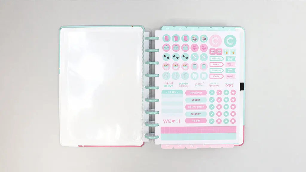 Planner CI Acqua Glam Médio