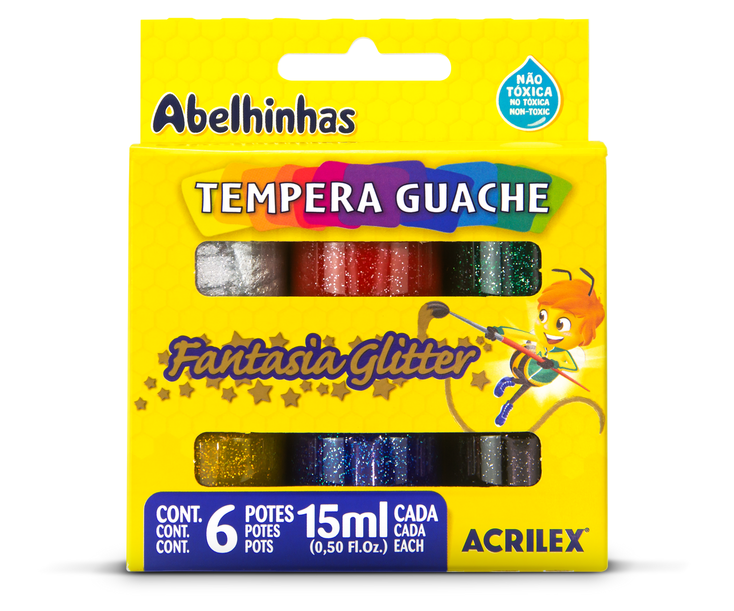 Tempera Guache Fantasia Glitter