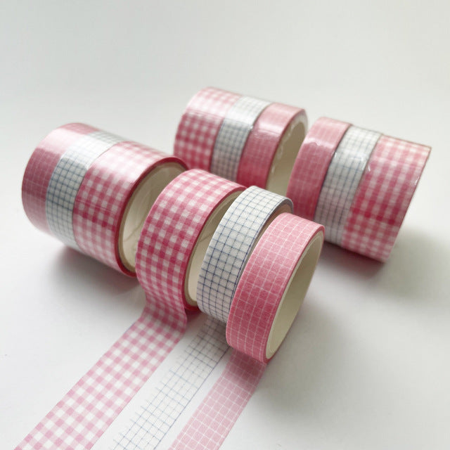 Trio de Fitas Adesivas Washi Tape Geométrico