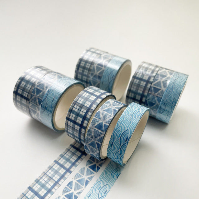 Trio de Fitas Adesivas Washi Tape Geométrico