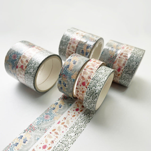 Trio de Fitas Adesivas Washi Tape Natureza