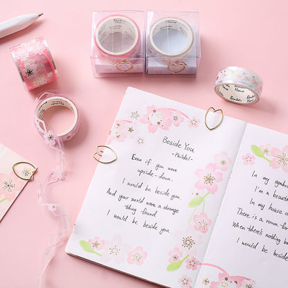 Washi Tape Flores Recortadas Rosa