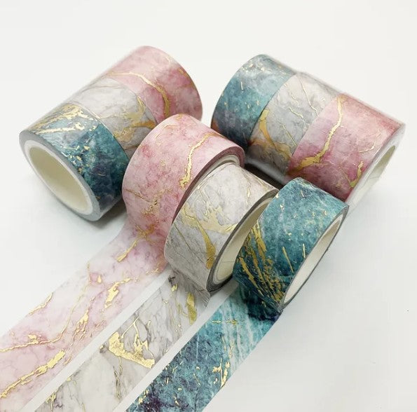 Trio de Washi Tape Mármore