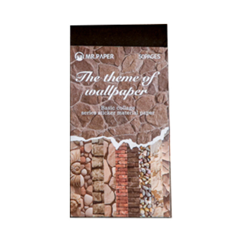 Mini Livro de Adesivos Texturas - 50 páginas