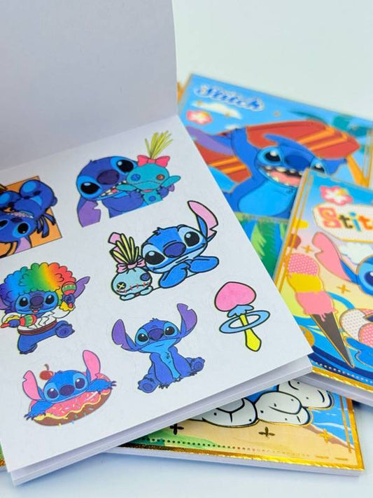 Bloco de Adesivos Stitch (96 adesivos)