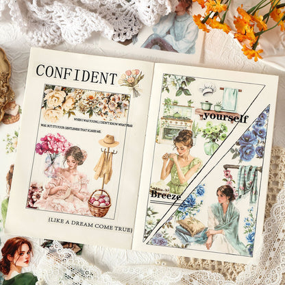 Livro de Adesivos Mulheres - 20 páginas