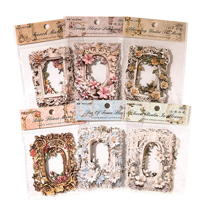 Kit 10 Molduras Florais Vintage
