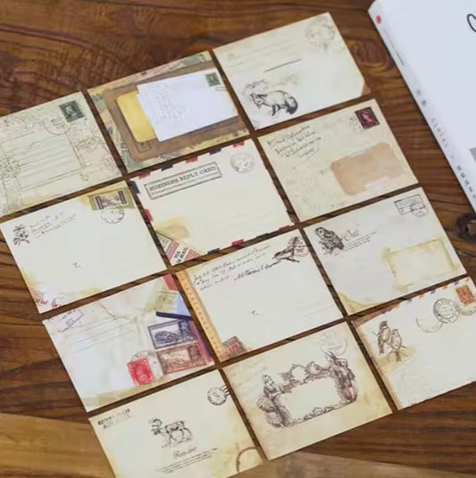 12 Envelopes Vintage Pequenos