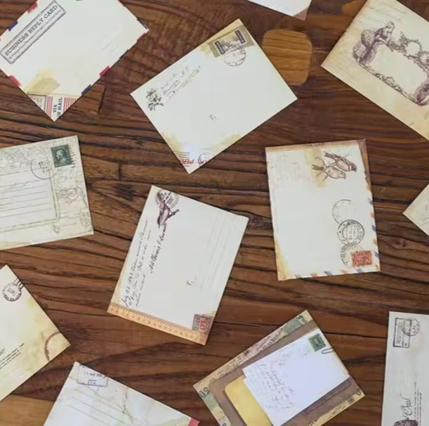 12 Envelopes Vintage Pequenos