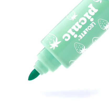 Kit 6 Mini Marca-Texto 2 em 1 Bombom Picnic - LeoLeo