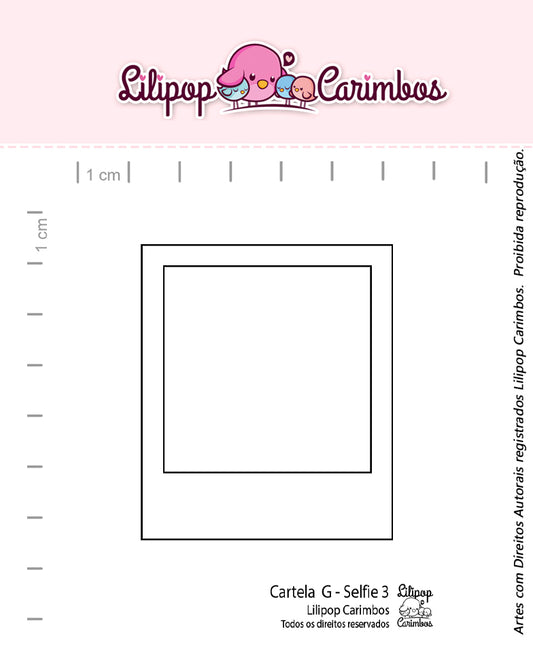 Cartela de Carimbos - Selfie 3 - Lilipop Carimbos