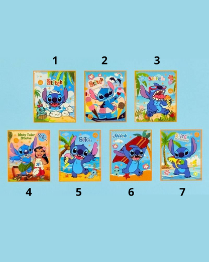 Bloco de Adesivos Stitch (96 adesivos)